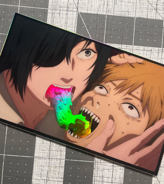 Chainsawman Puke Scene (Spot Holographic) Neon Elements