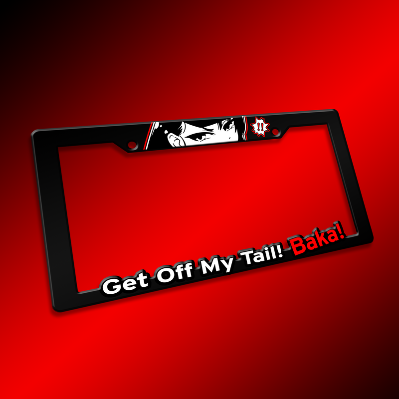 Nagatoro "Get Off My Tail! Baka!" License Plate Frame