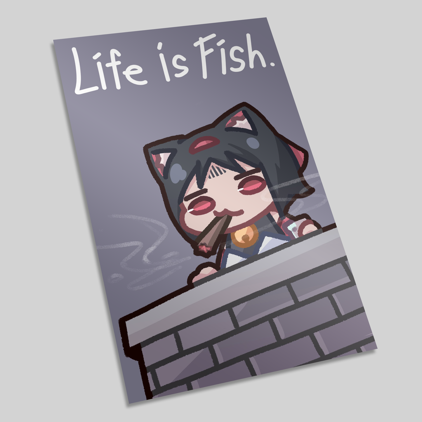 Life is Fish Print