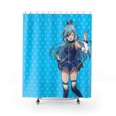 Aqua Shower Curtain