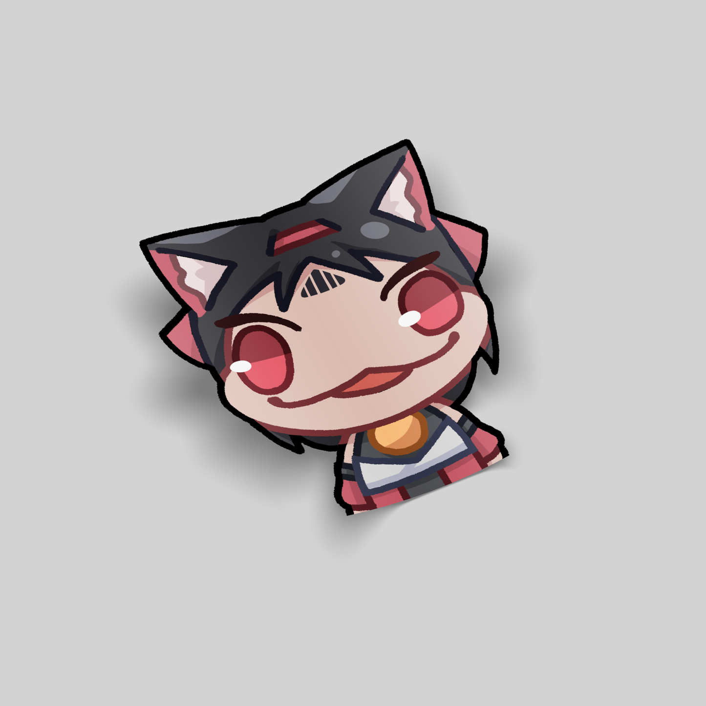 Brain Damaged Nekomata Sticker