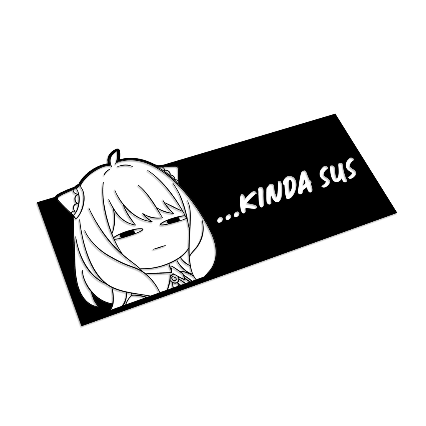 "...Kinda Sus" 2-Layer Vinyl Decal
