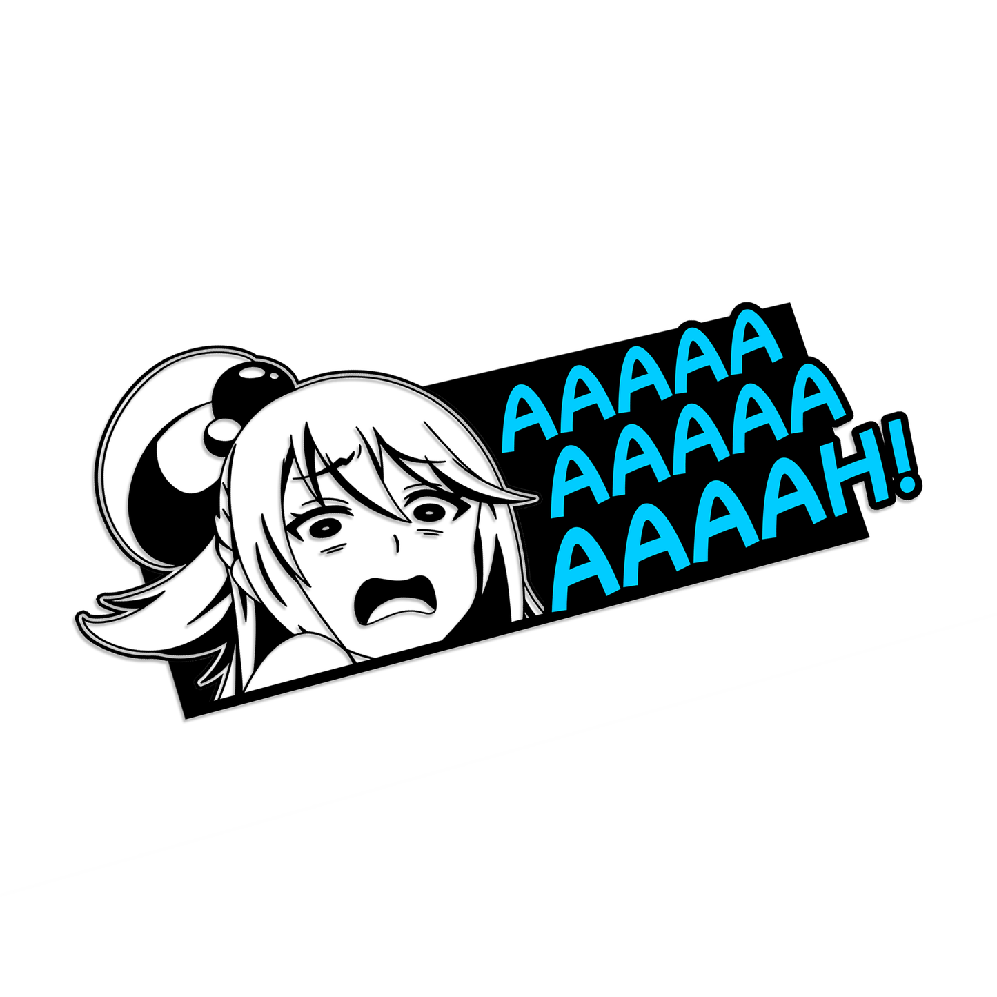 "AAAAAAAAAH!" Multi-Layer Vinyl Decal