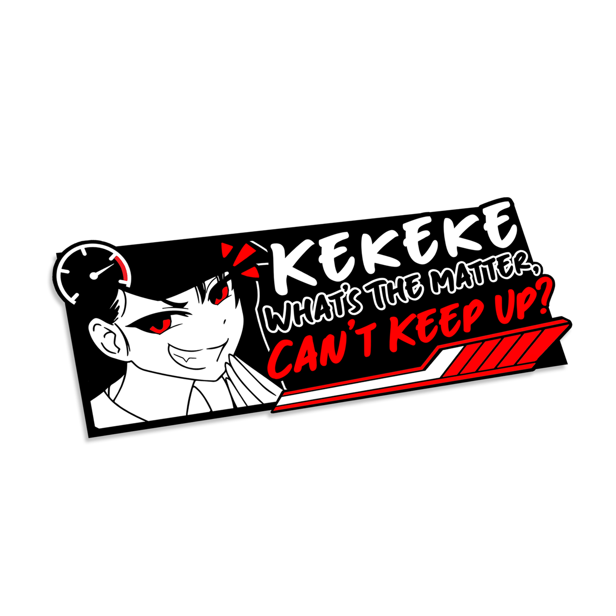 Can't Keep Up? Multi-Layer Vinyl Decal