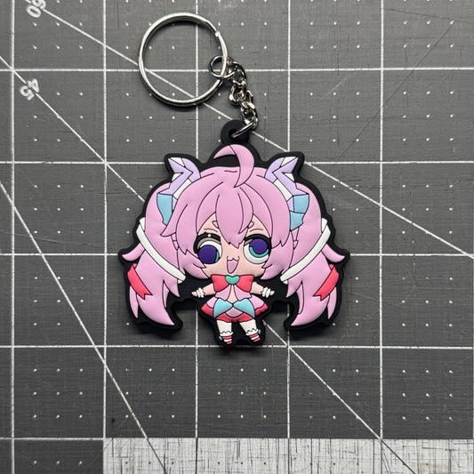 Chibidoki Rubber Keychain