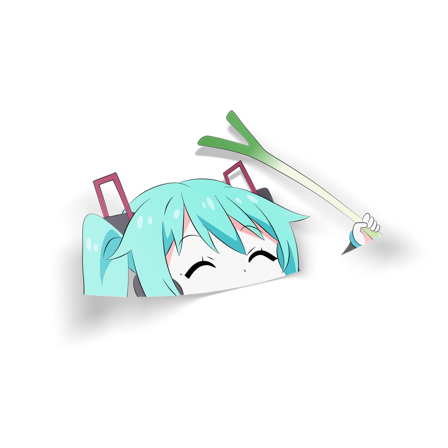 Hatsune Miku Peeker Sticker
