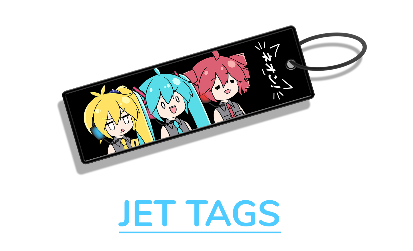 In Stock - Jet Tags