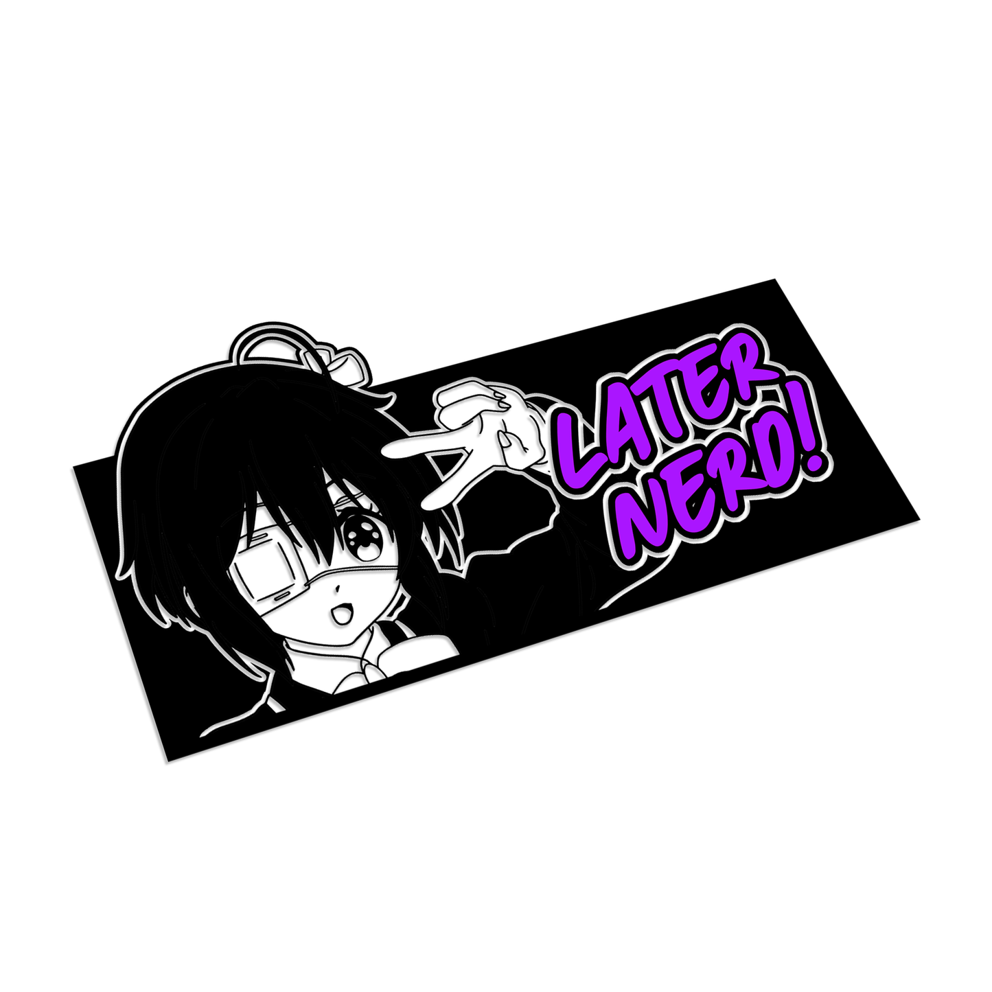 "Later NERD!" Multi-Layer Vinyl Decal