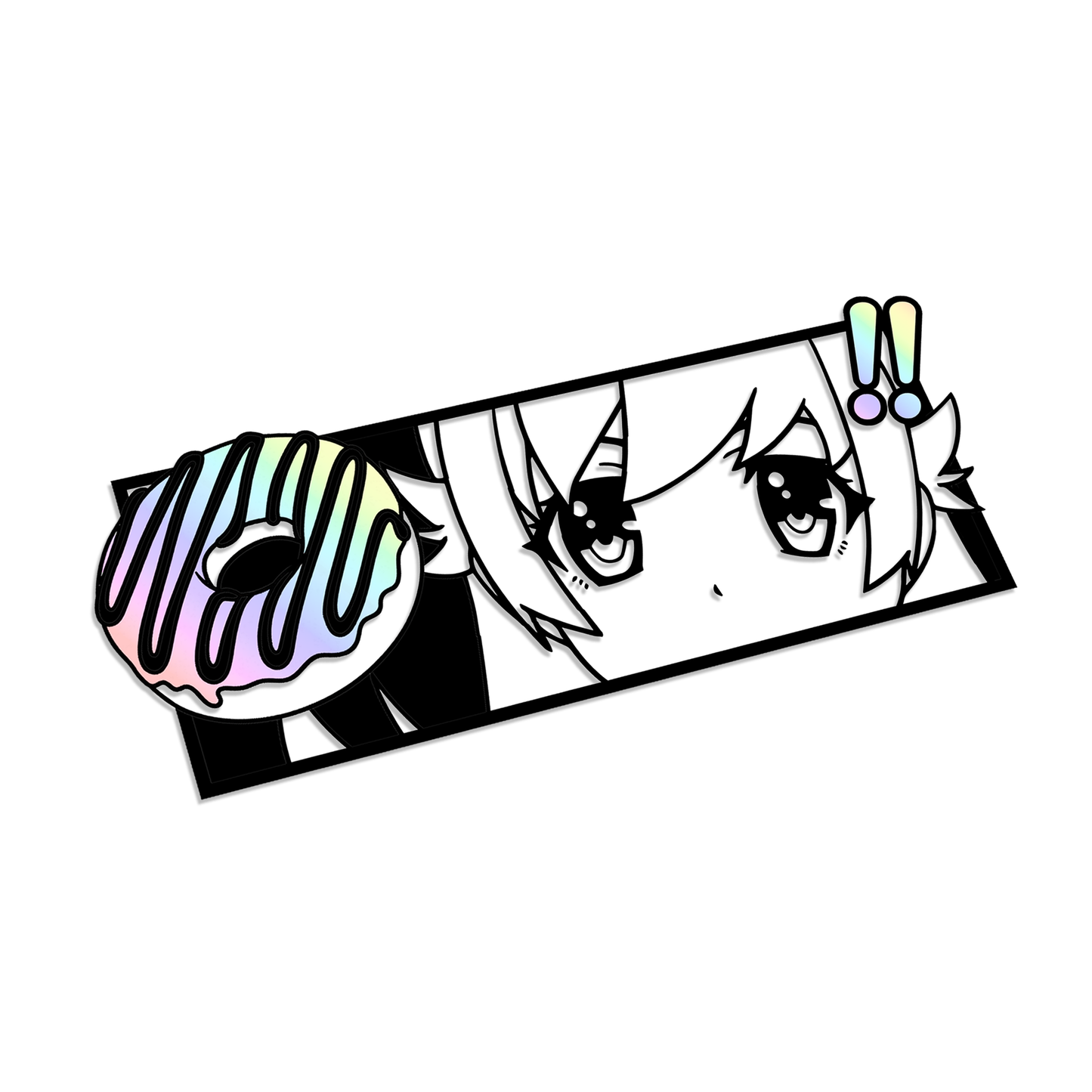 Shinobu Donut Multi-Layer Vinyl Decal