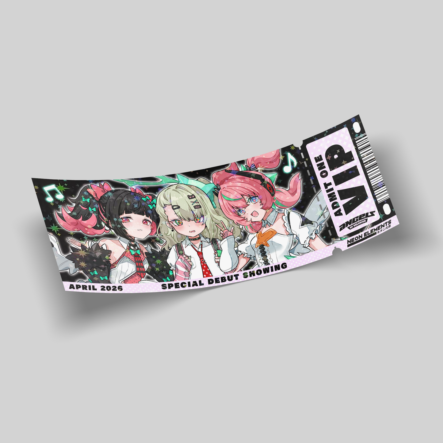 Angels of Delusion Star Holo Ticket Slap