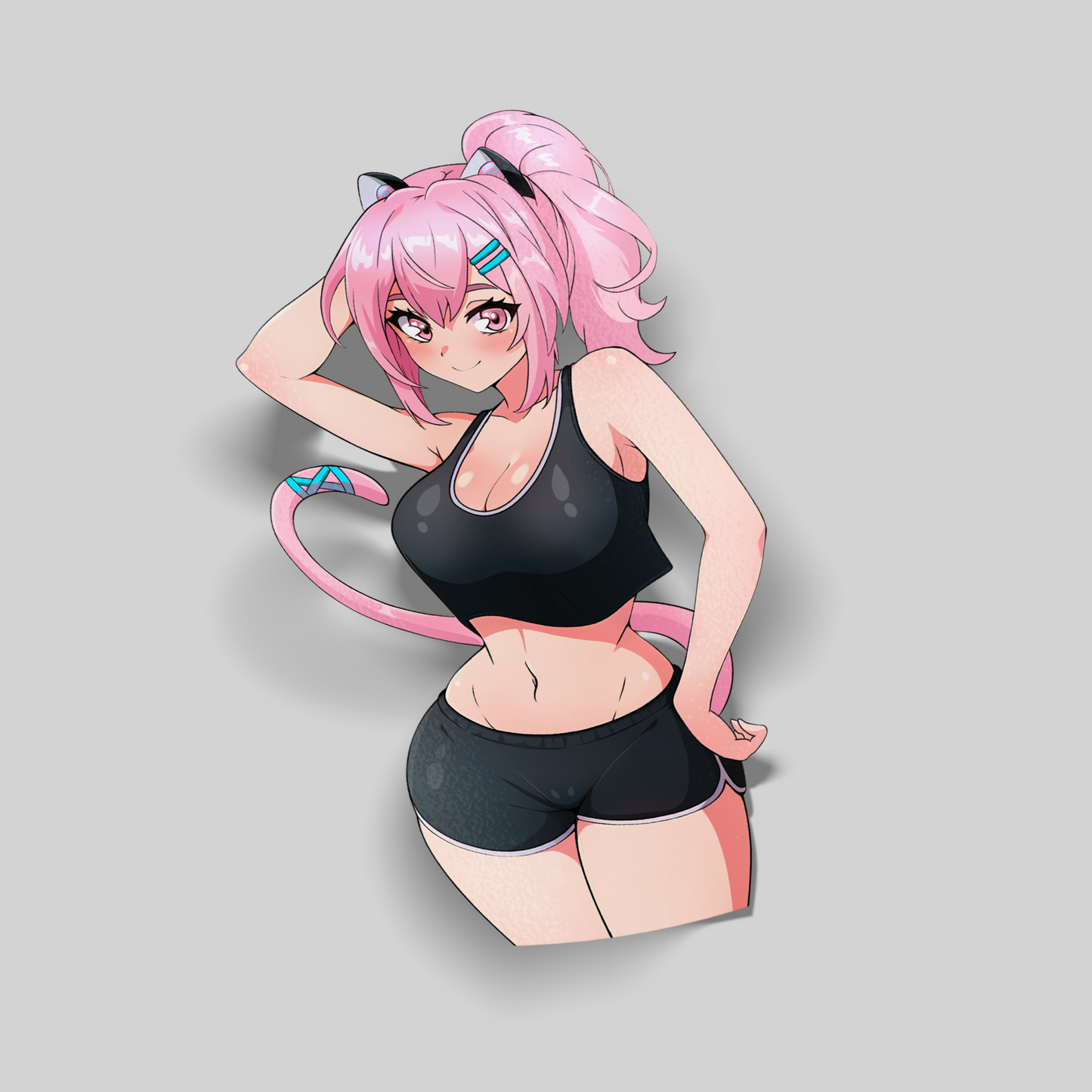 Gym Neon-chan ARA Sticker