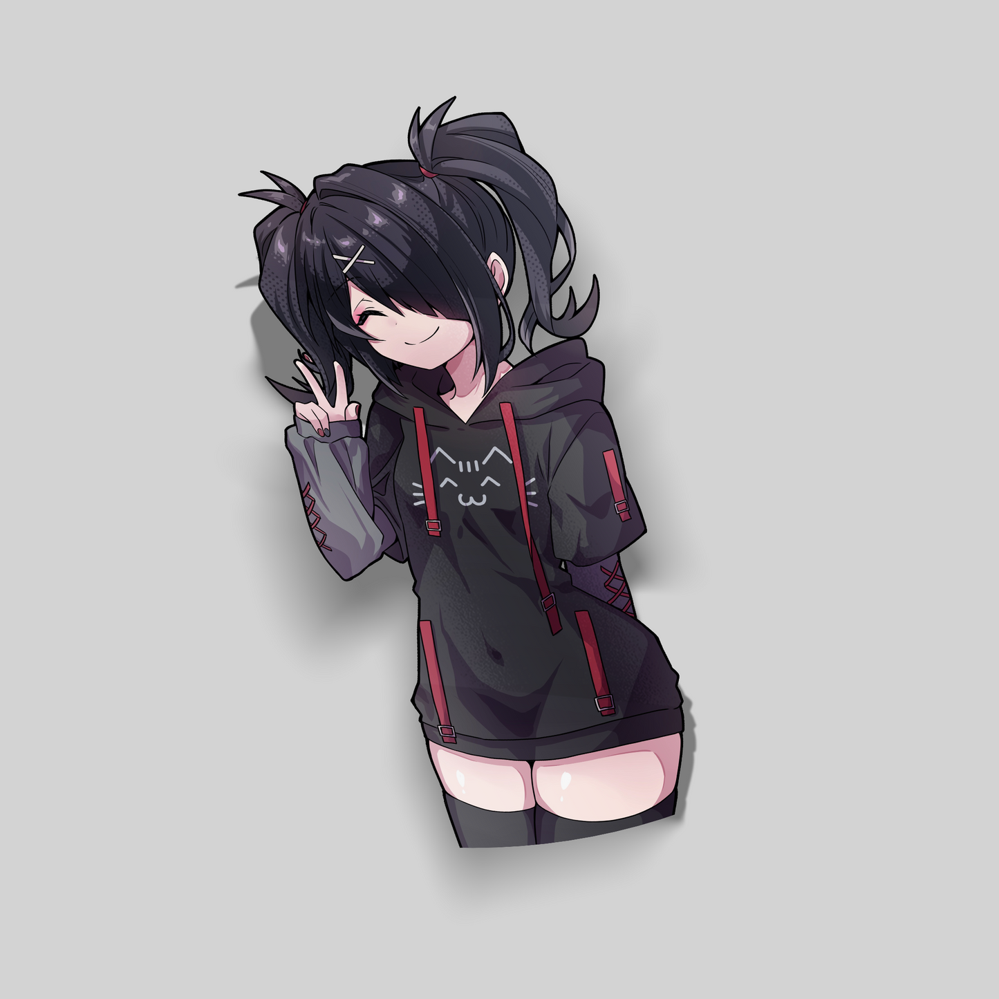 Ame-chan Hoodie Sticker