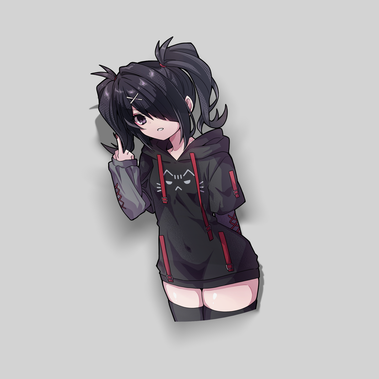 Ame-chan Hoodie Sticker