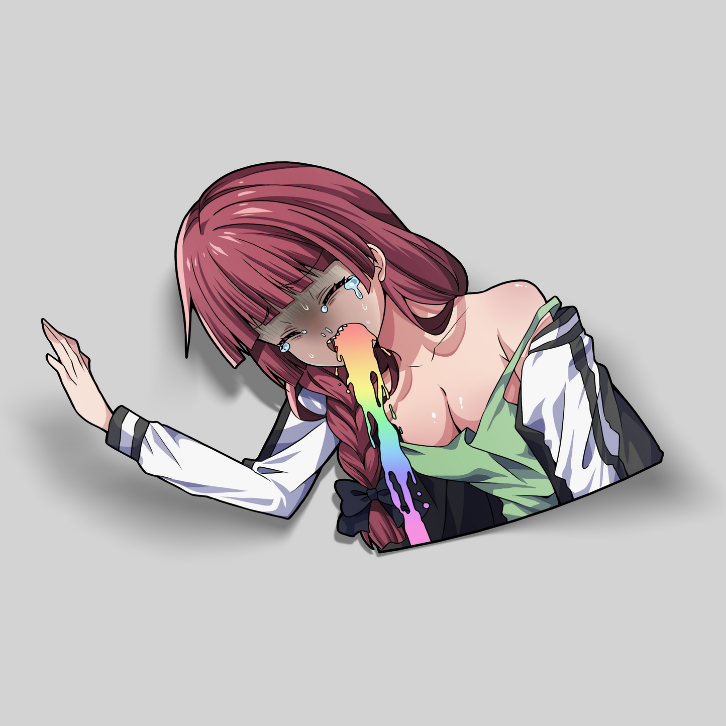 Kikuri Puke Spot Holographic Sticker