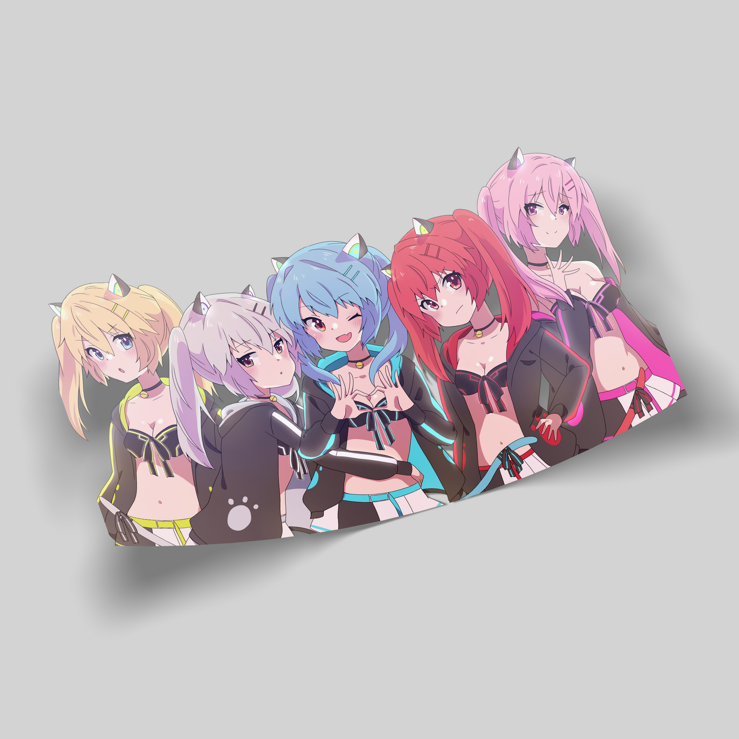 Neon-chan Coexist Sticker