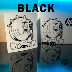 Zero Two Leaning Vinyl Decal (Pre-Order)