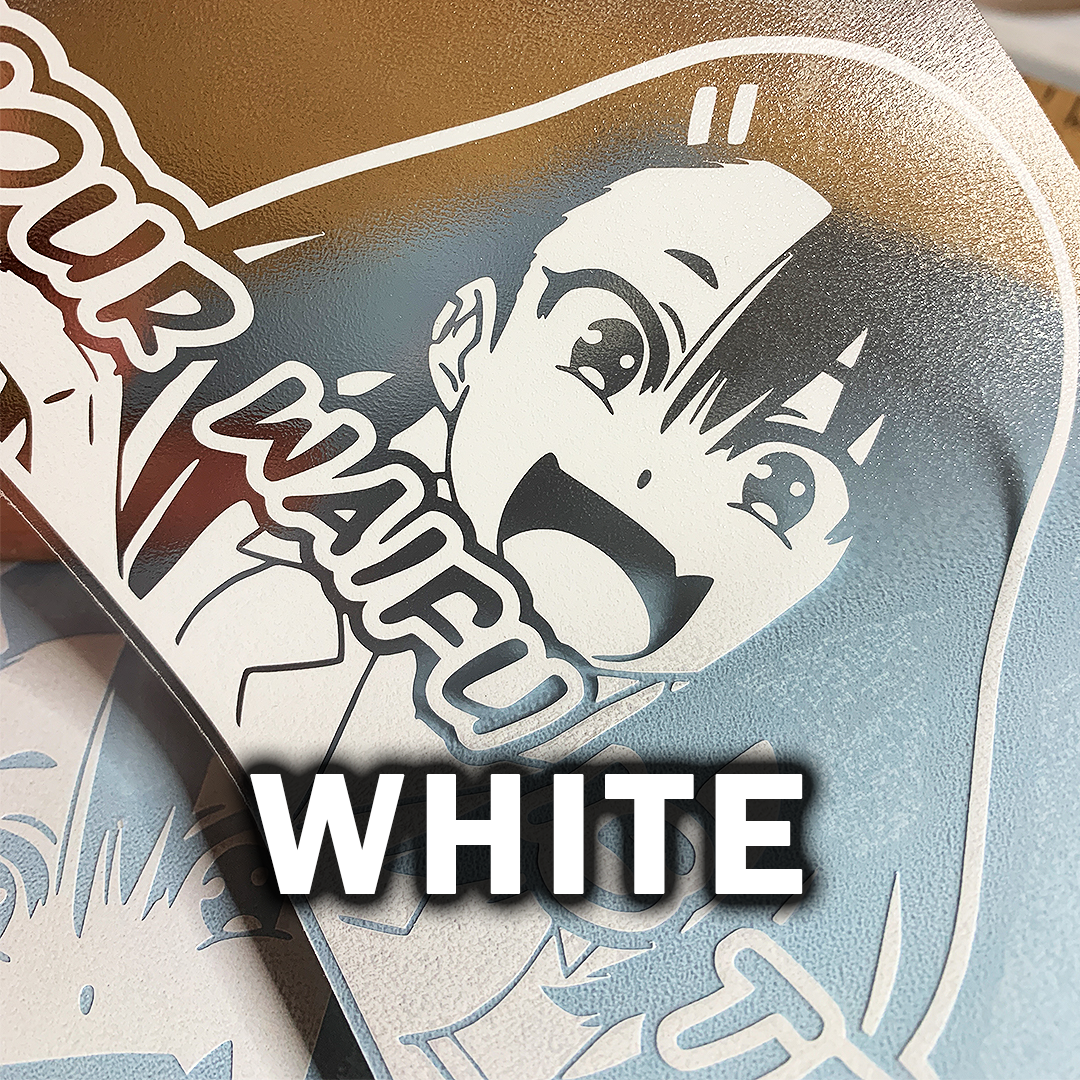 Zero Two Leaning Vinyl Decal – Neon Elements