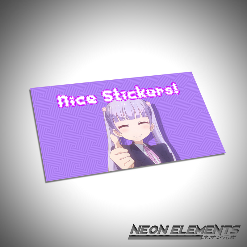 Aoba "Nice Stickers!" Weeb Card