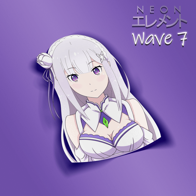 Emilia Sticker | Neon Elements