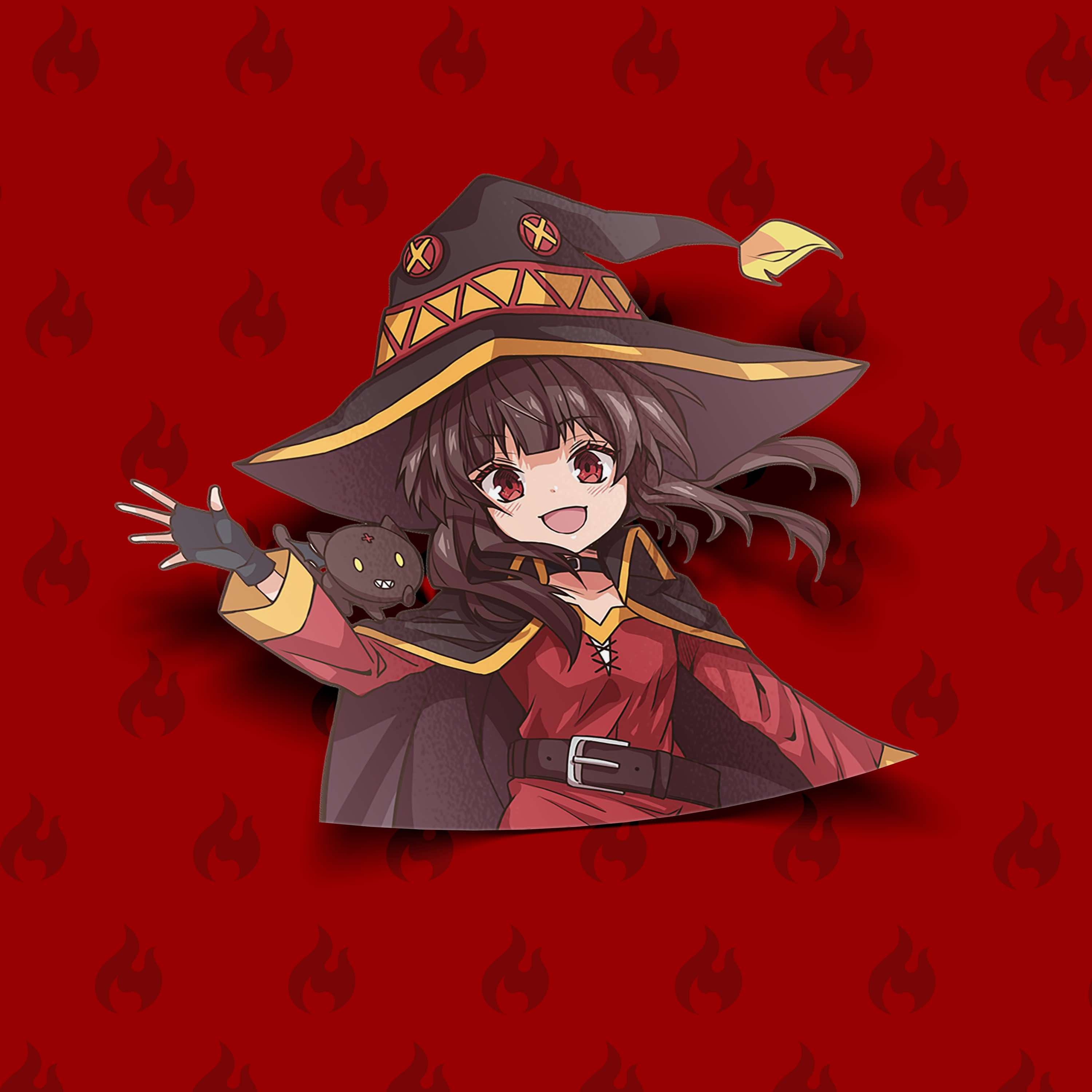 Megumin Thumbs Up Sticker for Sale by Meltey